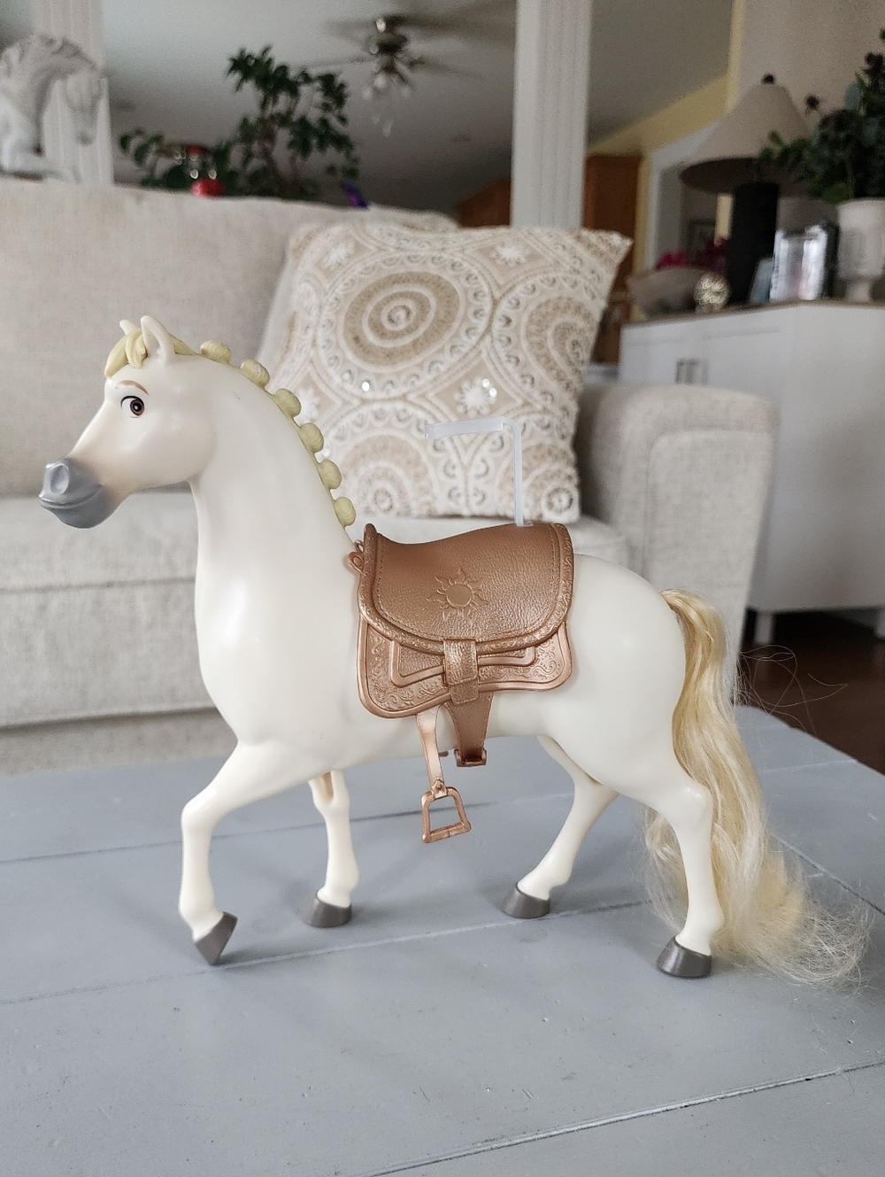 Mattel Disney Rapunzel Maximus Horse For Barbie Size Dolls Beautiful